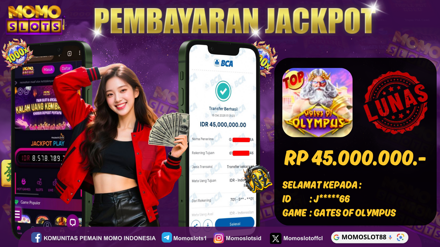 MOMOSLOTS JACKPOT SLOT GATES OF OLYMPUS